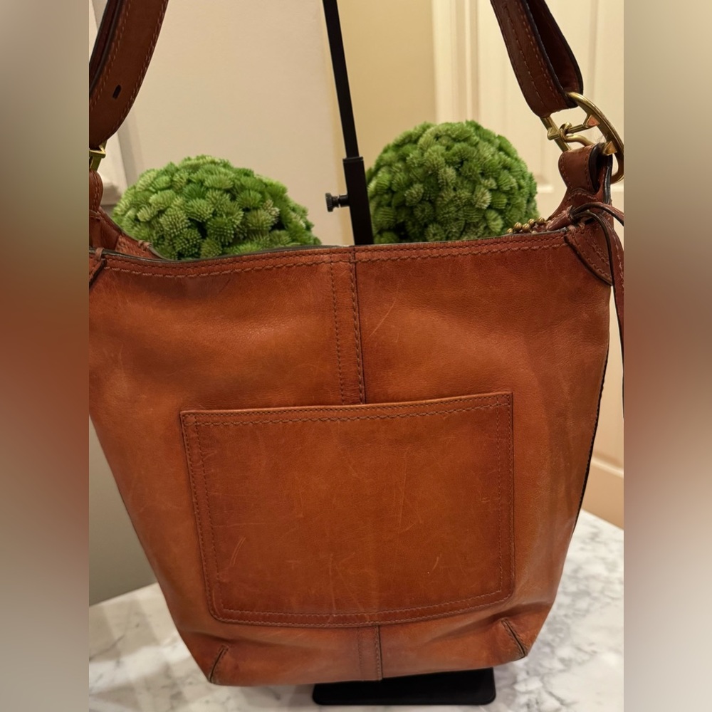 Coach - Bleeker Duffle Crossbody 2008 #12376 Tattersall Lining, Zipper Closure - Picture 2 of 16